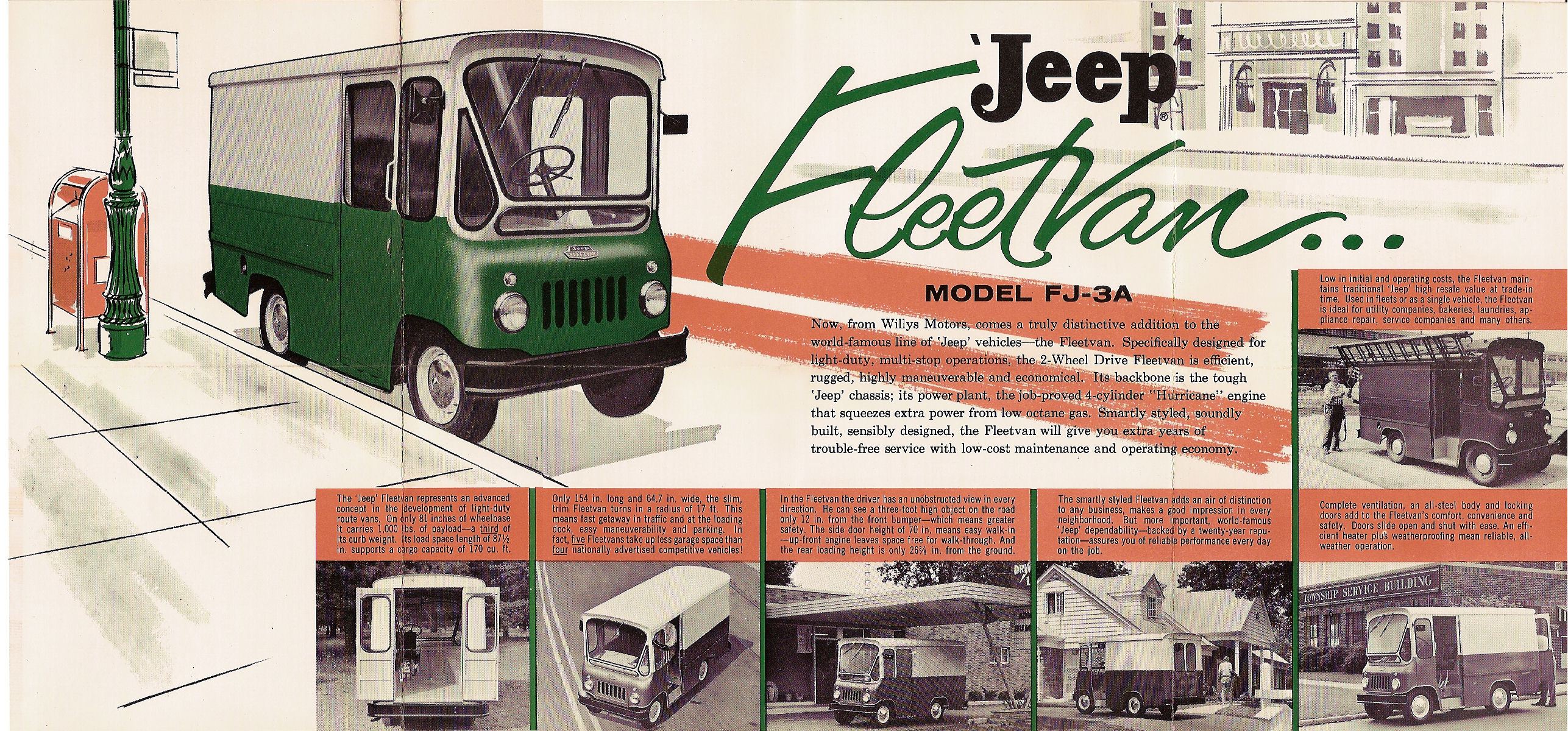 1961 Jeep Fleetvan Brochure Page 1